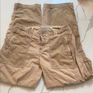 Abercrombie & Fitch Tan Straight Leg Pants